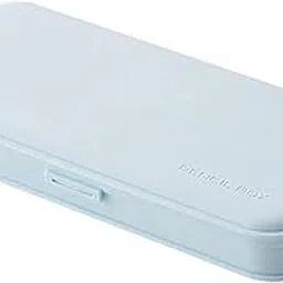 SYGA Plastic Pencil Case for Kids Pencil Box Pencils and Markers Storage Box (Blue)-image-44