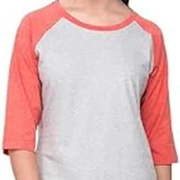campus sutra Maroon Women Round Neck Quarter Sleeve T-Shirt Three Monkey-picture-14