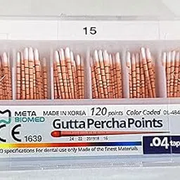 Meta Biomed Gutta Percha Points 15-4% (120 Points)-picture-34