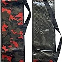 KE CAMO Glossy Red Cricket Bat Cover - Full Length for Any Size-picture-27