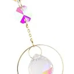 Fashion My Day Mandala Crystal Suncatcher Hanging Reflecation Rainbow Maker Wind Chime B | Home & Garden | Home | Suncatchers & Mobiles-image-41