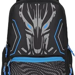 western flex The Panther Printed 28L Backpack - Water-Resistant, Padded Laptop Sleeve, Ergonomic Straps, Stylish Design for College, Travel, School & Work - for Men, Women, Boys, & Girls-Black-picture-16