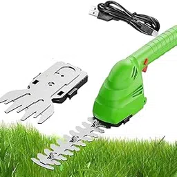 ANTARYAMI 2-in-1 Electric GrassTrimmer Cordless Hedge Trimmer & Grass Clippers,Grass Trimmer with Handheld Grass Cutter Bush Trimmer, USB Cable Hedge Trimmer for Garden, Lawn, Yard-image-57