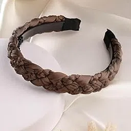 vogue hair accessories Plastic Formal Hairband For Girls And Women Set of 1 (Brown_VogueD_418)-picture-46
