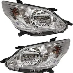 K D Headlight Assembly For Toyota Innova (Right & Left Side) Type 3 Without Motor Pair (2012-2016) ( Without Adjustable Motor, Halogen) image 1