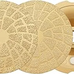 SHDIATOOL Diamond Grinding Pads 4-Inch,Diamond Polishing Pads Grit #30#50 for Concrete Granite Marble Stone Set of Shaping Beveling with Aluminum Based Backer Pack of 3-picture-28
