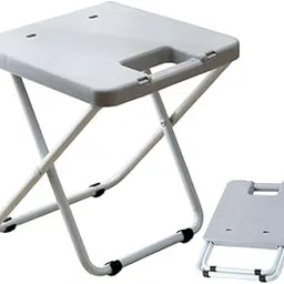 Vroxy Space-Saving Portable Folding Plastic Chair, Easy to use and Heavy Duty Stool for Kitchen Garden Camping etc... (1Pcs)-picture-20