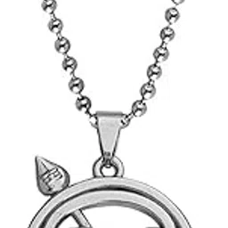 South Indian Lord Murugan Subrahmanya Tamil Om Locket Silver Stainless Steel Pendant Necklace Chain For Men SujalPn2022526-image-52
