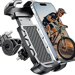 Viccux Motorcycle Phone Holder - Ultra-Secure Shockproof Mount, 360° Rotatable, 3-Second Install & Remove, Fits Phones 4.7-6.8" for Bike/Bicycle/Scooter (Never Falls Off)-picture-13