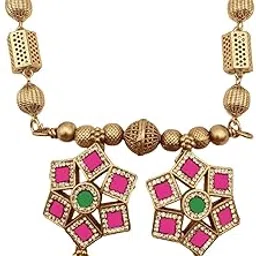 kalanir Swarovski Wati Heritage Mangalsutra for Women – Premium Gold-Plated Traditional Necklace-picture-25