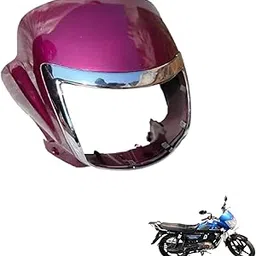 Bike Headlight Visor/Head Light Visor Purple for TVS Radeon-picture-54