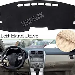 Dashboard Cover for Toyota Corolla E140/E150 2006 2007 2008 2009 2010 2011 2012 2013 Dashmat Dash Mat Pad Sun Shade Dash Board Cover Carpet,Red-picture-54