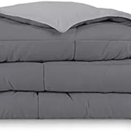 Elegant Lightweight AC Comforter- All Season Down 1200 Series, Double Bed Comforter Quilted Micro Fiber Fill 400 GSM Comforter Double (King)-picture-36