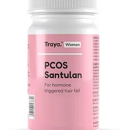 Traya PCOS Santulan | Ayurvedic PCOS Supplements For Women | Manages Irregular Periods, Hormonal Imbalance & PCOS-Induced Hairfall | Consists Of Latakaranj, Deodar, Kantakari, Punarvana | 120 Tablets-image-69