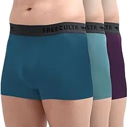 Men's Underwear Micromodal Airsoft Trunk – Sweat Proof, Ultra Soft, Anti-Bacterial, No Itch & No Chafing Fabric (Pack of 3) | Mens Underwear Combo Pack of 3-image-35