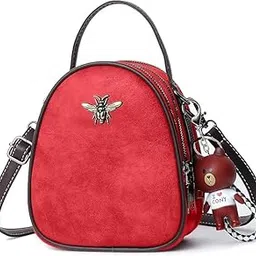 moca Crossbody Sling Bag for Womens & Girls Stylish Mini Phone Bag with Bee Charm,Adjustable Strap Ladies Shoulder Messenger Bags Gift-picture-59