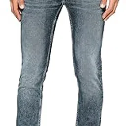 pepe jeans Men's Tapered Fit Mid Rise Tape Vapour Fit Low Waist Jeans-picture-12