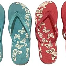right steps ! Comfortable !Relaxed ! Soft ! Indoor ! bathroom ! Slippers for daily use combo pack (Blue & Pink, numeric_7)-picture-44