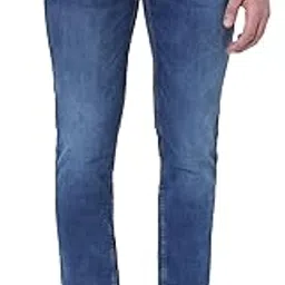 mufti Mens Super Slim Fit Jeans image 1