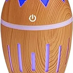 Merishopp Cool Mist Humidifier 300Ml Personal Electric Humidifier for Bedside Office Brown | Home Improvement | Heating, Cooling & Air | Humidifiers-picture-48