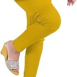 life shades Premium Women Cotton Lycra Stretch Kurti Pant Yoga Pant with Zip Pocket for Everyday Wear-picture-46