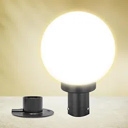 INVENTAA Globe 10W LED Gate Light/Gate lamp (Bulb Included) - Gate Lights/Gate Light for Home gate/Rustproof gate Lamps for Outdoor Waterproof (1 Year Replaceable Warranty)-image-39