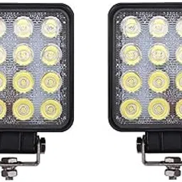 ADWAIT Bike And Scooty 16 LED Bike Fog Light with DC Power Super Bright Beam Waterproof Front and Back Turn Signal Rectangular Bar Lamp For Hero HF Deluxe-picture-24