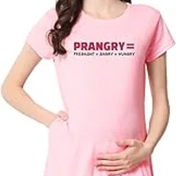 fflirtygo Women’s Cotton Nighty | Printed Knee Length Night Gown | Maternity & Feeding Nighty | Pregnancy Nightwear |Relaxed fit Nightwear | Summer Nightdress-picture-50