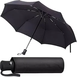 Atharva 3-Fold Auto Open Close Windproof Compact Travel Umbrella for Men, Women & Kids with Reinforced Canopy, UV Protection & Ergonomic Handle-picture-49