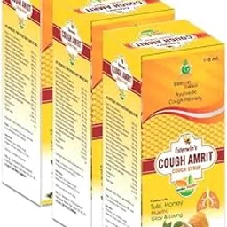 Divyaveda Coughamrit Cough Syrup |Honey based Cough Syrup with the goodness of Tulsi, Mulethi, Gilloy, Loung etc.|3 ph of 110ml-picture-69