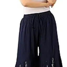 diamo Women's Regular Fit Rayon Palazzo-picture-28