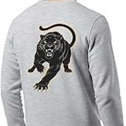 Sweatshirts for Men Black Panther Graphic Printed Cotton Blend Full Sleeve Winter Pullover Regular Stylish Sweatshirt-image-27