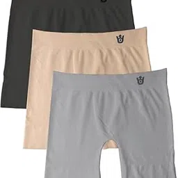 dressably Spandex High Waist Seamless Under Skirt Shorts for Women & Girls | High Waist Stretchable Skin Fit Tights Cycling Biker Bicycle Shorts-picture-11