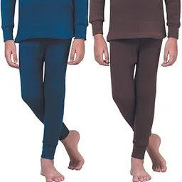 Boys Blended Cotton Thermal Trouser (I/E) Full Pant Inner Bottom Winter Wear for Kids and Baby (Pack of 2)-picture-14