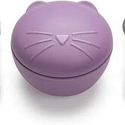 Melii Silicone Bowl with Lid & Utensils - Cat Purple-picture-65