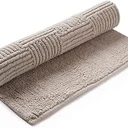 Democracy homes Premium Digital Tufted Reversible Bath MAT for Home Bathroom, Living Room & Multipls Spaces, Soft and Highly Water Absorbent Machine Washable, Rectangular, 2000 GSM, 50x80 cm, Stone-image-64