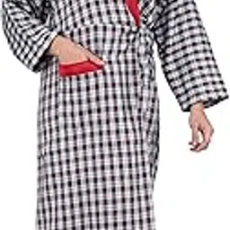 Hydes Babydoll® Thick Cots Wool Robe for Winter, Housecoat, Sleepwear, Night Gown for Women Ladies, Front Open Adjustable-picture-10