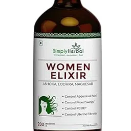 Simply Herbal Super Women Elixir for Women's Menstrual Health, Reflief in PCOD & PCOS, Controls Mood Swing, Abdominal Cramps (Pack of 1-450 Ml Each)-picture-27