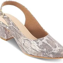 tresmode Snump Gold Women's Dress Block Heel Pump Sandals-picture-18