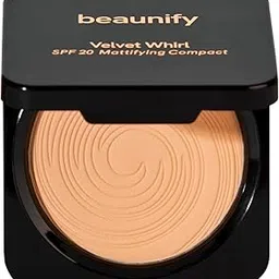 Velvet Whirl SPF 20 Mattifying Compact Powder | Oil-Control, Long-Lasting & Lightweight Face Powder | Smooth Matte Finish for All Skin Types | 05 Honey | 9gm-picture-15