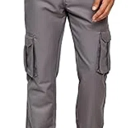 indian needle Men's Casual Cotton Blend Cargo Trousers-picture-40