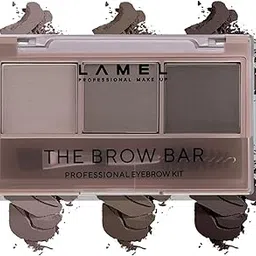 Lamel- The Brow Bar Eyebrow Palette 401-Mid Brown |Natural finish |Applies evenly |Easily blendable |Dual-ended applicator | 4.5 gm-picture-30