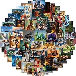 80 Sheets Cute Stickers,Graffiti Stickers,Kid,Durable Design Suitable for Kids,Used for Personalized Items Holiday Gifts and Daily Happy Expression-picture-18