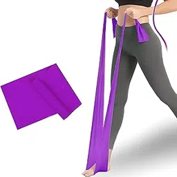 Rubber Stretch Band for Exercise, Legs, Gym, Workout, Pull-ups, Resistance Loop Bands for Fitness, Butt, Shoulder, Glutes, Yoga, Physical Therapy, Home (Purple)-image-77