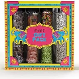 HARIBAS Gift Hamper for Lohli, Makar Sankranti | (Pack of 8 Jars) Gift Combo - Mukhwas & Digestives | Sweet Celebration with Friend and Family | Gift Box | Festive Hamper-picture-29