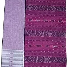 unbranded Sambalpuri Women's Cotton Dress Material (DRF006, Pink, Free Size)-picture-34