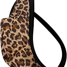 Thong C Shape Invisible C String Thong Spandex Lingerie Bulge Pouch Underwear Panty Briefs Flexible Breathable and Comfortable for Men- (Leopard Print) Free Size-image-6
