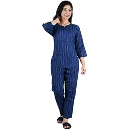 ayush textiles Women Printed Night Suit Set | Comfortable Sleepwear & Loungewear Set | Casual Wear-picture-31