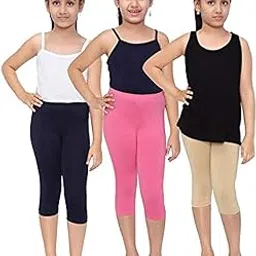 robinbosky Premium Girls Capri Leggings Pack of 3 - Versatile Colors and Sizes for All Ages-picture-27