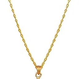 jfl Jewellery for Less Gold Plated Mini Ganesha Pendant with Chain for Women & Girls.-picture-31